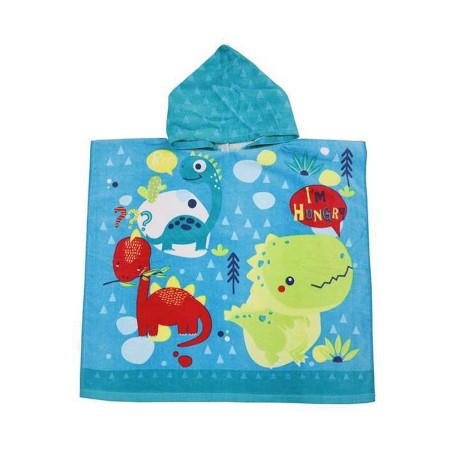 Serviette poncho avec capuche Secaneta Hungry Imprimé 60 x 120 cm