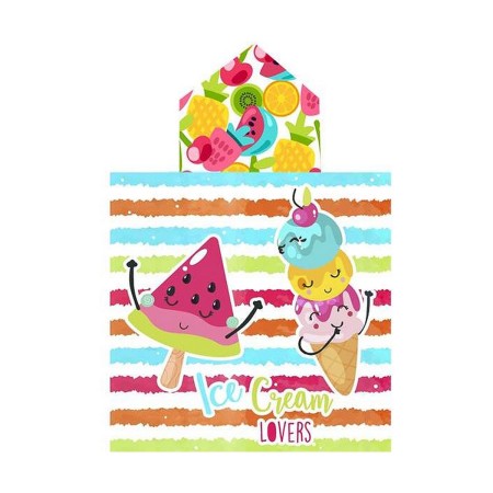 Serviette poncho avec capuche Secaneta Imprimé 60 x 120 cm Fruits