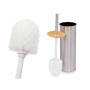 Brosse de salle de wc Argenté Bambou Acier inoxydable 9,5 x 27,5 x 9,5 cm (6 Unités)