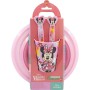 Set de Menaje Infantil Minnie Mouse Rosa 5 Piezas
