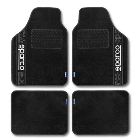Set de tapis de voitures Sparco F510 Moquette Universel Noir 4 Pièces
