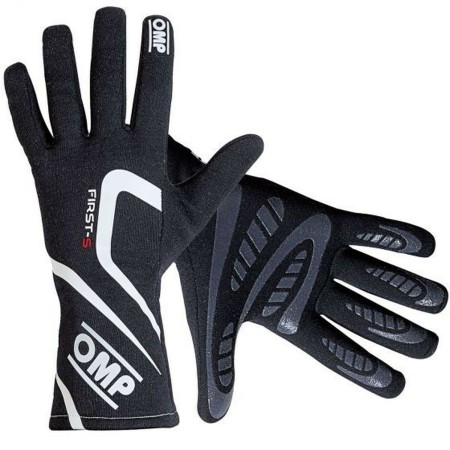 Gants OMP First-S Noir S FIA 8856-2018