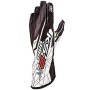 Gants de karting OMP KS-2 Art S Blanc Noir