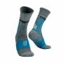 Chaussettes de Sport Compressport Ultra Trail Bleu Gris