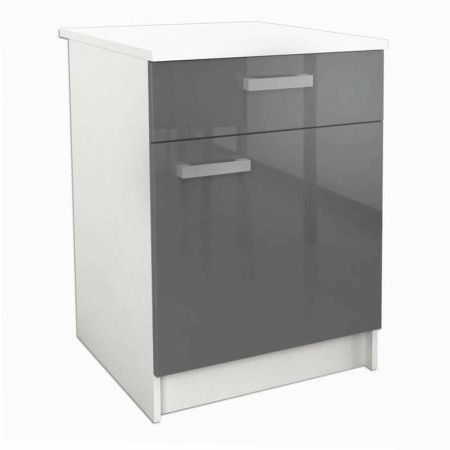 Meuble d'Appoint Gris 60 x 60 x 85 cm