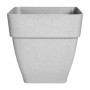 Pot Elho Ø 36 cm Gris Plastique Carré Moderne