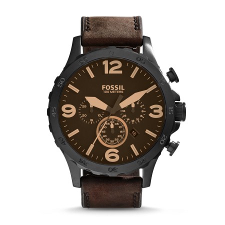 Montre Homme Fossil JR1487P Noir Or (Ø 50 mm)