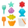 Set de jouets de plage Colorbaby Ø 18 cm (24 Unités)