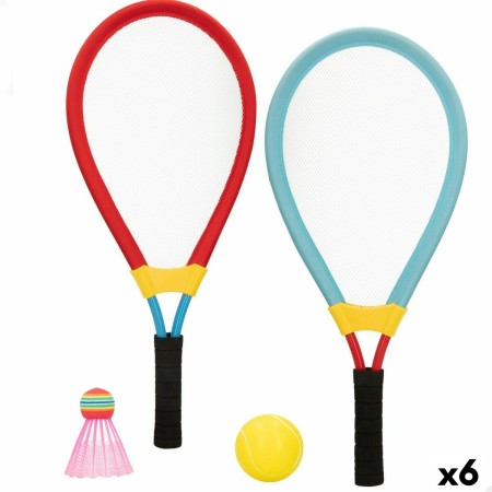 Jouet de plage Colorbaby Tennis 27,5 x 62 x 1,7 cm (6 Unités)