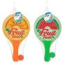 Palas de Playa con Pelota Aktive Summer Fruits Madera 18,5 x 31,5 cm (24 Unidades)