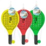 Raquettes de Plage avec Balle Aktive Bois 20,5 x 39,5 cm (24 Unités)