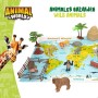 Figurines d'animaux Colorbaby 19 Pièces Jungle Plastique 14 x 6 x 5 cm (6 Unités)
