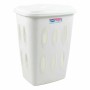 Cesto para la Ropa Sucia Tontarelli Laundry Con Tapa 45 L Blanco 41 x 33,2 x 54,5 cm (12 Unidades)