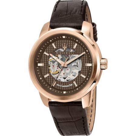 Reloj Hombre Maserati SUCCESSO AUTOMATIC Marrón (Ø 44 mm)