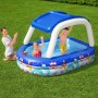 Pataugeoire gonflable pour enfants Bestway Bateau 213 x 155 x 132 cm Blanc