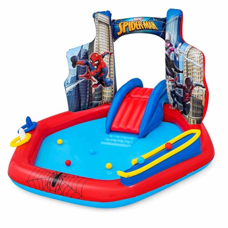 Piscine pour enfants Bestway Parc de jeux Spiderman 211 x 206 x 127 cm