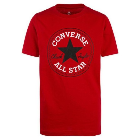 T shirt à manches courtes Enfant Converse Rouge 10-12 Ans