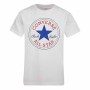 T shirt à manches courtes Enfant Converse Blanc