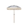 Sombrilla Home ESPRIT Blanco Verde Acero 180 x 180 x 1 cm
