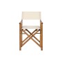 Silla de Jardín Home ESPRIT Blanco Marrón Madera de acacia 52 x 53 x 87 cm