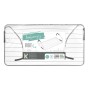 Corde à linge Noir Argenté 105 x 3 x 54 cm Balcon (4 Unités)