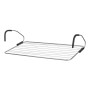 Corde à linge Noir Argenté 105 x 3 x 54 cm Balcon (4 Unités)