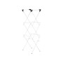 Séchoir Pliable Blanc Noir 47 x 41 x 136 cm Vertical (5 Unités)
