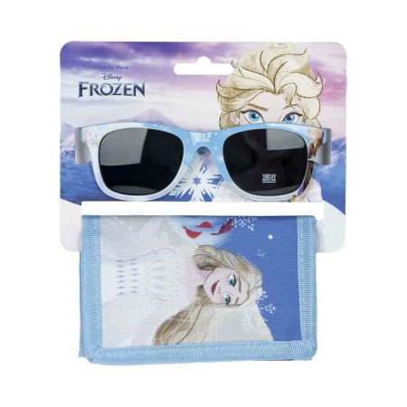 Set de Gafas de Sol y Cartera Frozen Azul