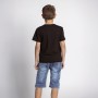 T shirt à manches courtes Enfant Sonic Noir