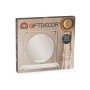 Miroir Blanc Métal Bois MDF 33,7 x 30 x 10 cm (4 Unités)