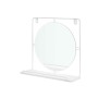 Espejo con Soporte Blanco Metal Madera MDF 33,7 x 30 x 10 cm (4 Unidades)