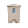 Poubelle à pédale Beige Plastique 10 L (8 Unités)