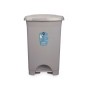 Papelera con Pedal Gris Plástico 50 L (3 Unidades)