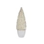 Sapin de Noël Blanc Brillants 9 x 28 x 9 cm Petit (6 Unités)