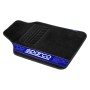Set de tapis de voitures Sparco F510 Moquette Universel Noir Bleu 4 Pièces