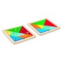 Puzzle enfant en bois Hape Tangram Multicouleur 8 Pièces MDF