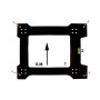 Base de Asiento OMP OMPHD0-0838-R Acero