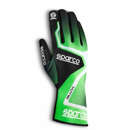 Guantes de Karting Sparco Rush 2020 Negro Verde 10