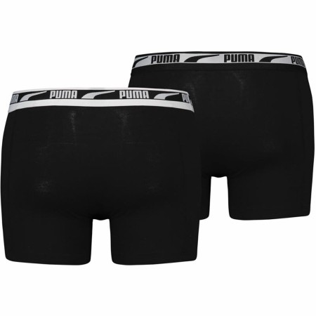 Boxer pour homme Puma Multi Logo Noir 2 Unités