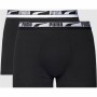 Bóxer de Hombre Puma Multi Logo Negro 2 Unidades