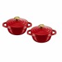 Casserole Tefal Mini 2 Unités Ø 11 cm Rouge Aluminium