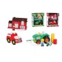 Camion Jugatoys Lumières Camion de Pompiers Tracteur 2 Unités avec son (26 x 12 x 28,5 cm)