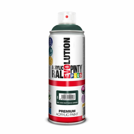 Pintura en spray Pintyplus Evolution RAL 6005 Moss Green 400 ml Mate