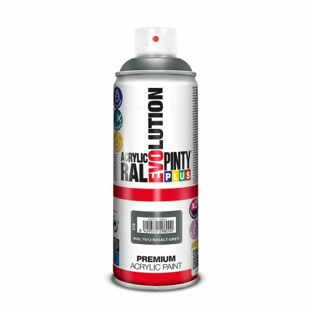 Pintura en spray Pintyplus Evolution RAL 7012 Basalt grey 400 ml