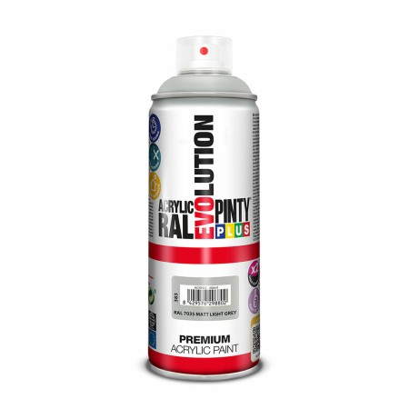 Pintura en spray Pintyplus Evolution RAL 7035 Gris claro 400 ml Mate