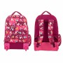 Cartable à roulettes Milan Rose 52 x 34,5 x 23 cm