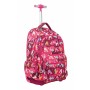 Mochila Escolar con Ruedas Milan Rosa 52 x 34,5 x 23 cm