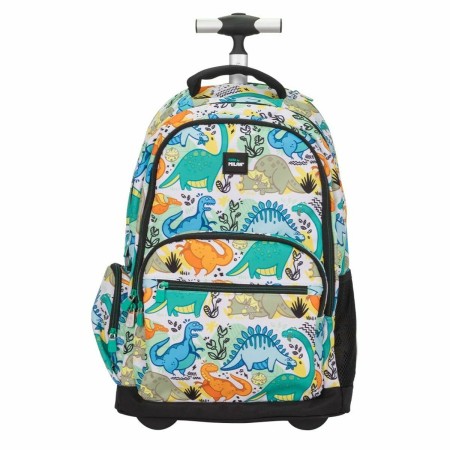 Cartable Milan Dinosaures 25 L Vert