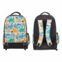 Cartable Milan Dinosaures 25 L Vert