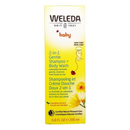 Gel y Champú 2 en 1 Baby Weleda Baby 200 ml